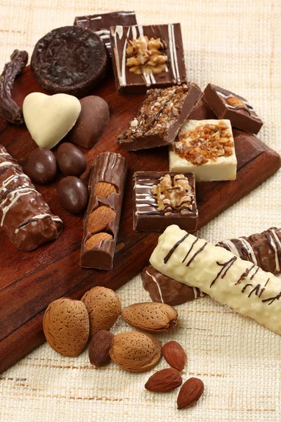 Söt choklad godis — Stockfoto