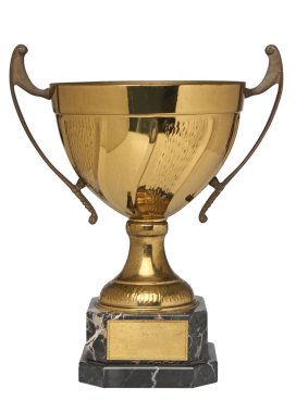 Gold trophy clipart