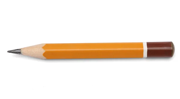 Beyaz arkaplan üzerinde düzenli kalem — Stok fotoğraf