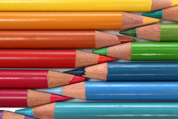 Groupe de crayons de couleur — Photo