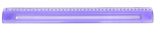 Regra violeta sobre fundo branco — Fotografia de Stock