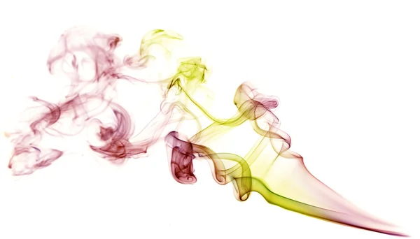 Stock image Abstract colorful background made with real smoke