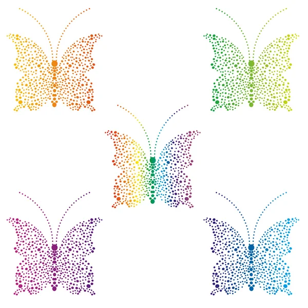 Mariposas — Vector de stock