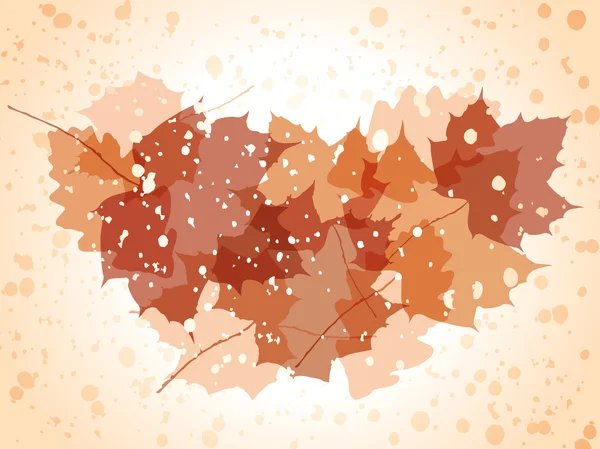 Vecteur grunge automne fond . — Image vectorielle