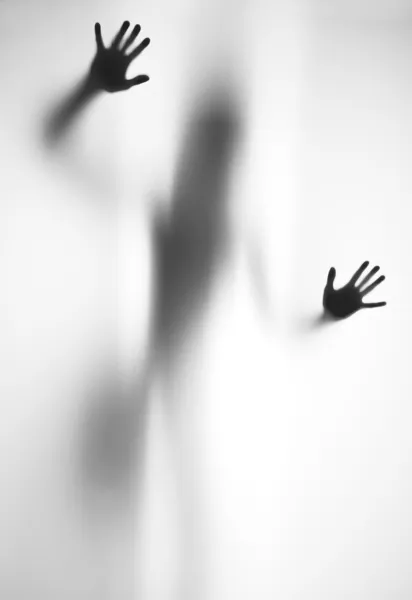 Mystic body shadow like a ghost — Stock Photo, Image