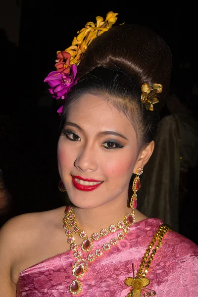 Loy krathong festival i chiang mai thailand — Stockfoto