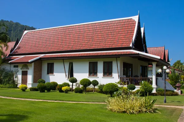 stock image In a tropical thai-style house