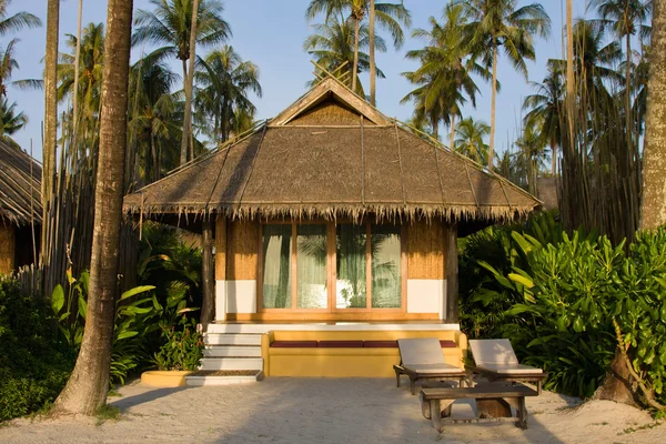 Beach bungalow, Thajsko . — Stock fotografie