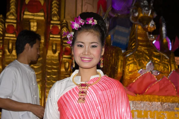 Loy krathong festival v chiang mai, Thajsko — Stock fotografie