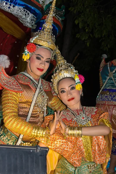 Loy krathong festival i chiang mai thailand — Stockfoto