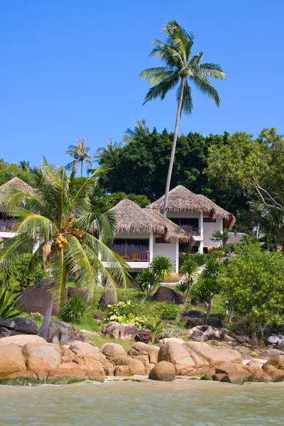 Casa de playa tropical — Foto de Stock