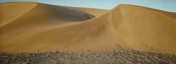 Panoramic photo of dunes — Stock Photo, Image