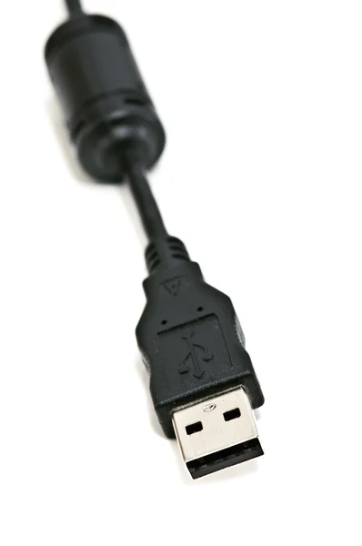 USB op wit — Stockfoto