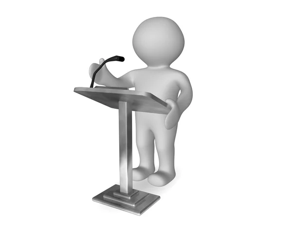 3d man conference speaker — Stock Photo © weissdesign #10446821