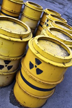 Radioactive tuns and toxic waste clipart