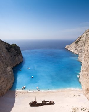 Batık mavi denizde - Zakynthos (Zante) / Yunanistan