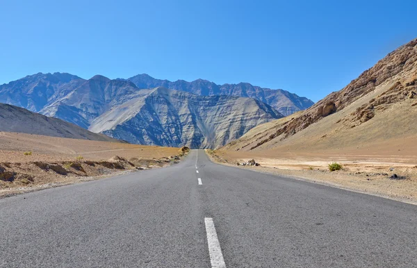 stock image Long straight road