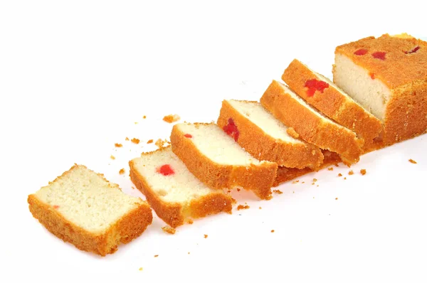 Slices of bread cake — Stock Photo, Image
