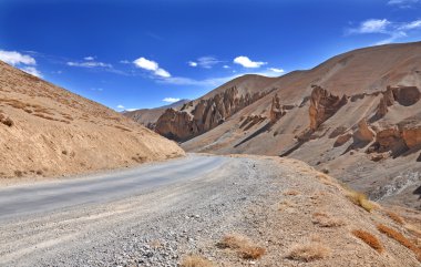 kıvrımlı yol dağ