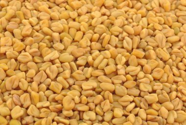 Pile of fenugreek seeds clipart