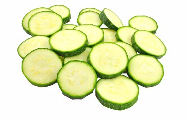 Slices of zucchini clipart