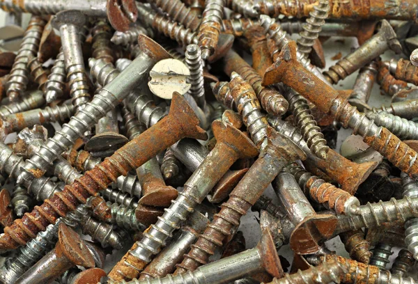 Rusted screws — Stock Photo, Image