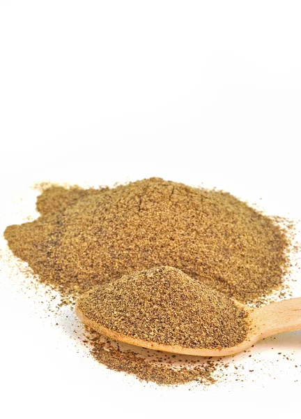 Powdered black pepper — Stock Photo, Image