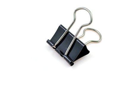 Black binder clip clipart