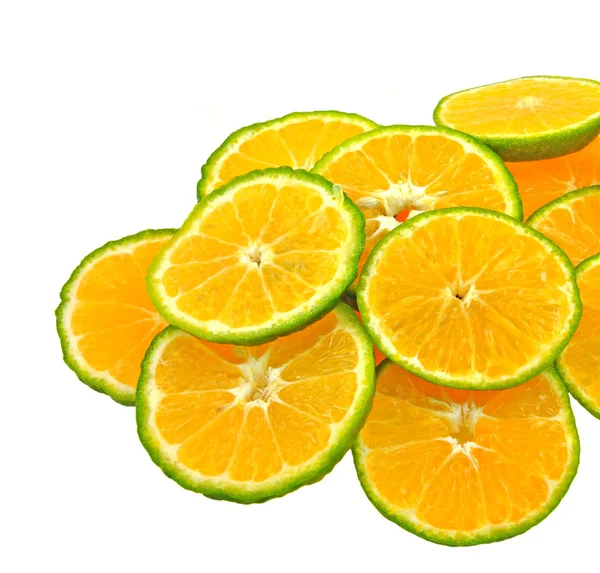 Fatias de frutas de laranja — Fotografia de Stock