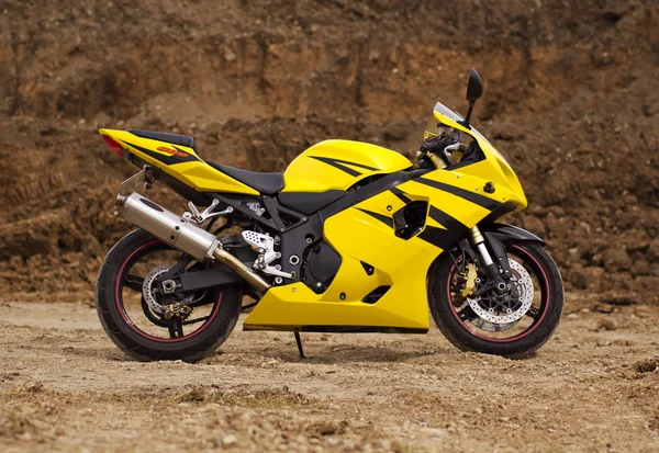 stock image Yellow motorbike