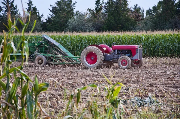 The Red Tractor — Stock Photo, Image