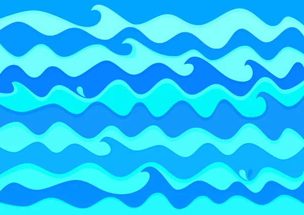 海の表面 — ストックベクタ