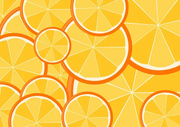 Orangen — Stockvektor