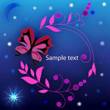 Night Butterfly clipart