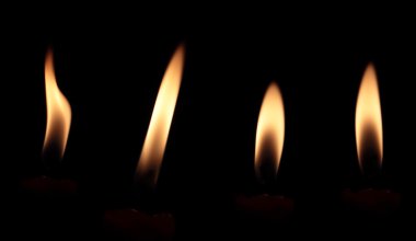 Isolated flame of the candle clipart