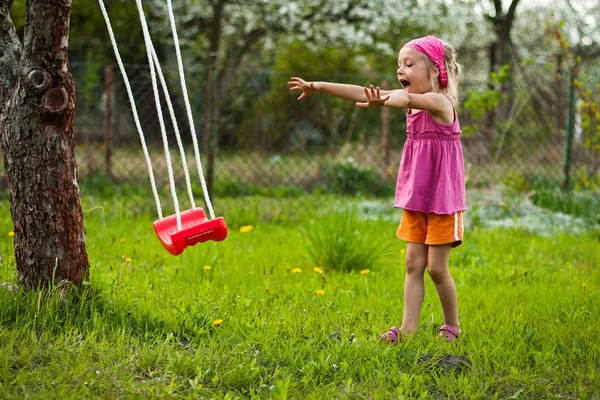 Play with swing. — Stock Photo, Image