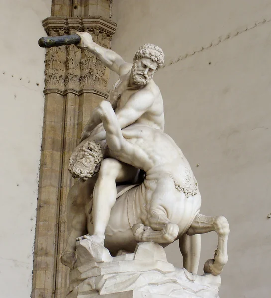 Hercules verslaan de centaur nessus — Stockfoto