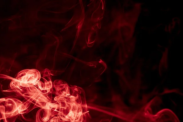 Kouř dance - červený ďábel — Stock fotografie