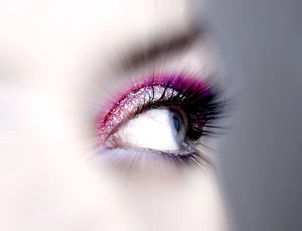 Maquillaje ojo — Foto de Stock