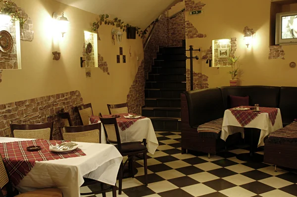 Το εσωτερικό εστιατόριο — Φωτογραφία Αρχείου