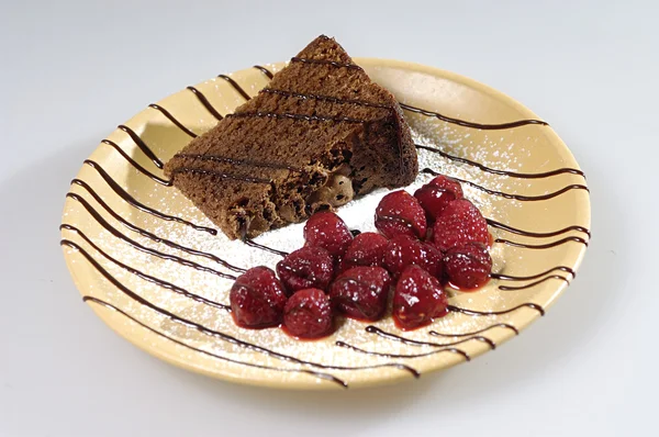 Tatlı - çikolatalı kek — Stok fotoğraf