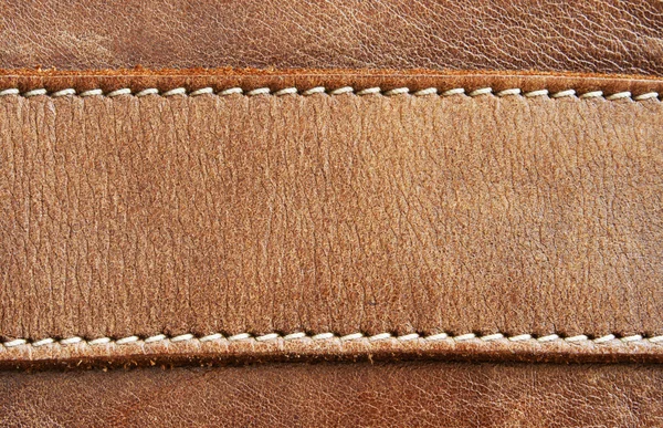 stock image Leather with stitching