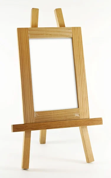 Blank vertical wood frame — Stock Photo, Image