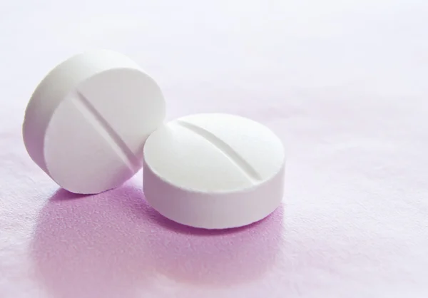 Weiße Tabletten lizenzfreie Stockbilder
