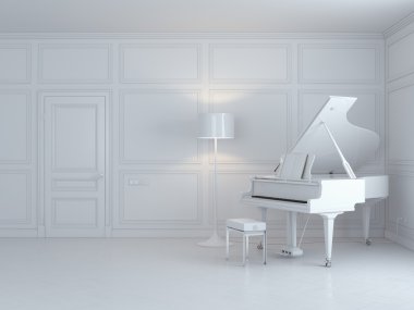 Music room clipart