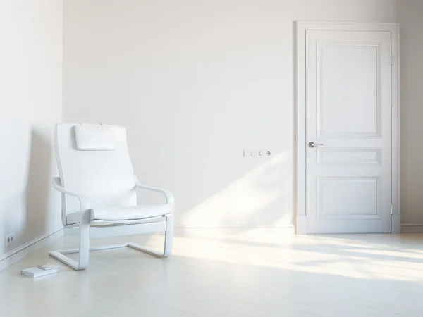 放松的白色房间 — 图库照片