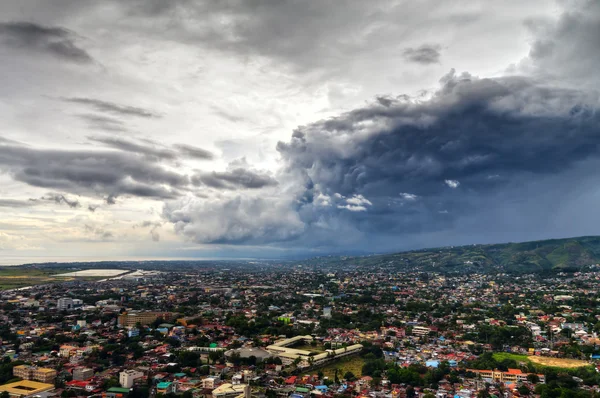 Stock image Thunderstorm over the city