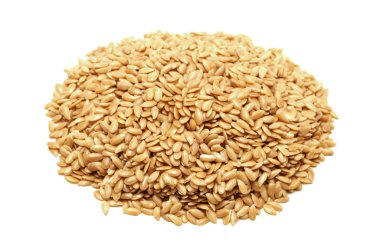 Golden flaxseeds clipart