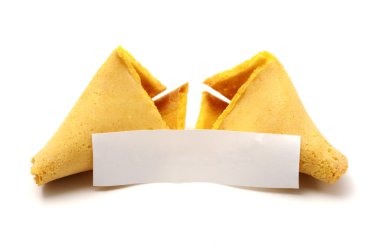 Broken fortune cookie clipart