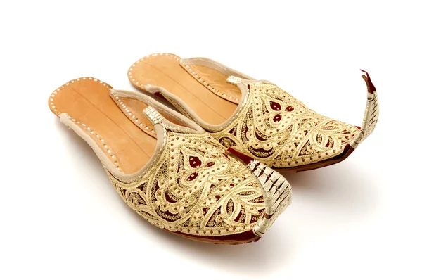 Pantofole ricce arabe tradizionali — Foto Stock